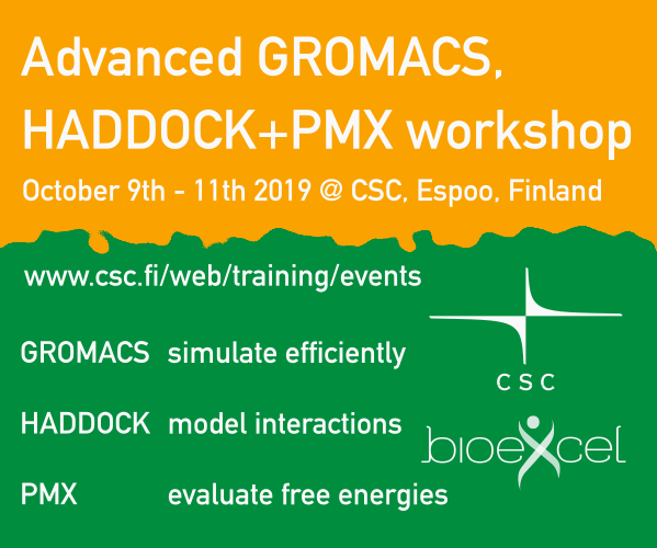 Advanced GROMACS, HADDOCK + PMX Workshop