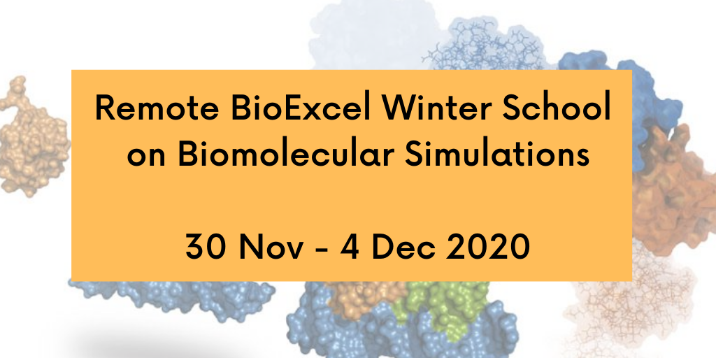 Remote Winter School on Biomolecular Simulations 30 Nov - 3 Dec 2020