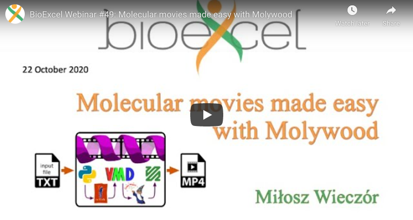 Molecular movies made easy with Molywood by Milosz Wieczor