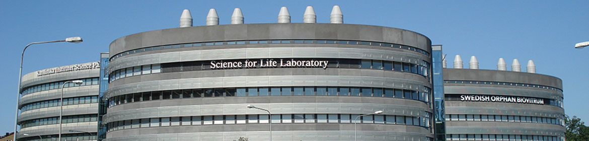 Grey Building with Science for Life laboratory 